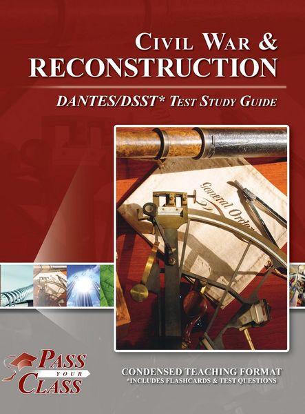 Produktbild: Civil War and Reconsctruction DANTES/DSST Test Study Guide