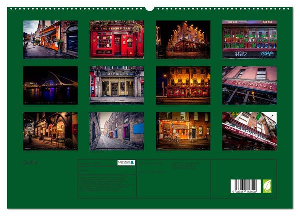 Produktbild: Dublin (hochwertiger Premium Wandkalender 2026 DIN A2 quer), Kunstdruck in Hochglanz