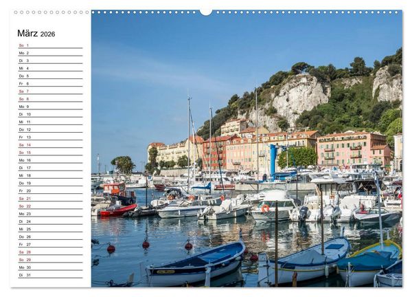 Produktbild: NIZZA Idyllische Impressionen (Wandkalender 2026 DIN A2 quer), CALVENDO Monatskalender