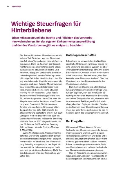Produktbild: Schnelle Hilfe im Trauerfall