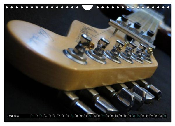 Produktbild: KULT GITARRE - Richie Sambora Stratocaster (Wandkalender 2026 DIN A4 quer), CALVENDO Monatskalender