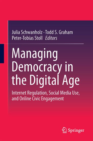 Produktbild: Managing Democracy in the Digital Age