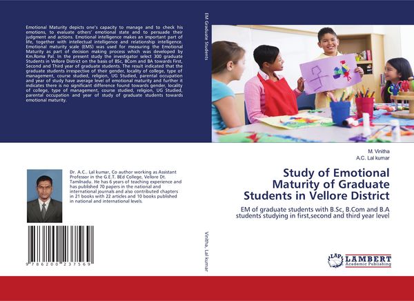 Produktbild: Study of Emotional Maturity of Graduate Students in Vellore District