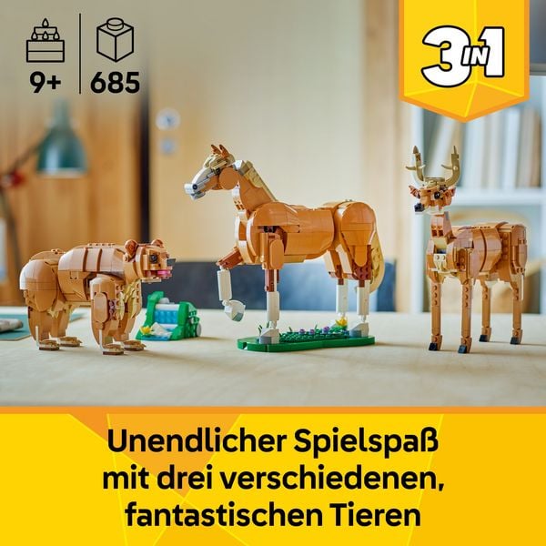 Produktbild: LEGO Creator Prächtiges Ross 31166 , Konstruktionsspielzeug, LEGO Tiere