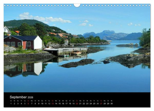 Produktbild: Norwegische Lichtblicke (Wandkalender 2026 DIN A3 quer), CALVENDO Monatskalender
