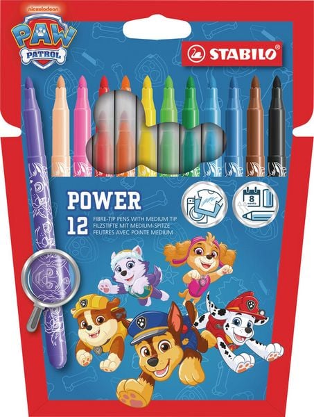 Produktbild: Fasermaler Power PawPatrol 12S
