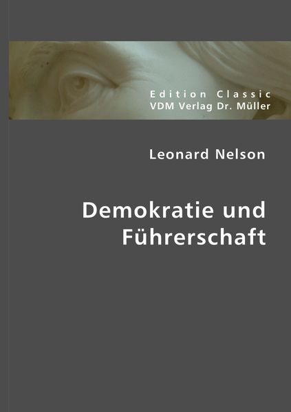 Produktbild: Nelson, L: Demokratie und F&uuml;hrerschaft