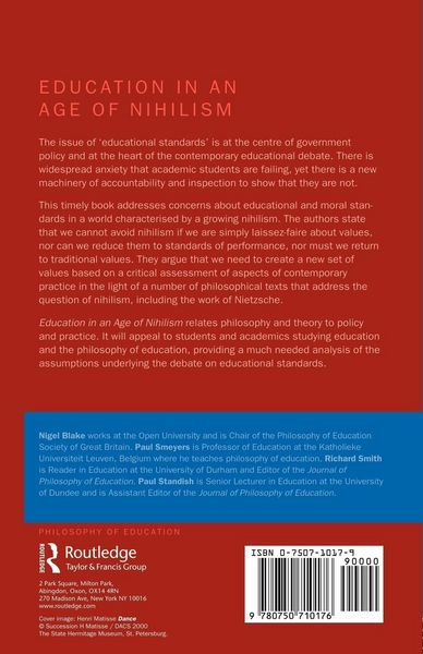 Produktbild: Education in an Age of Nihilism