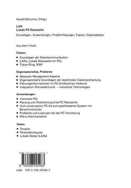 Produktbild: LAN Lokale PC-Netzwerke