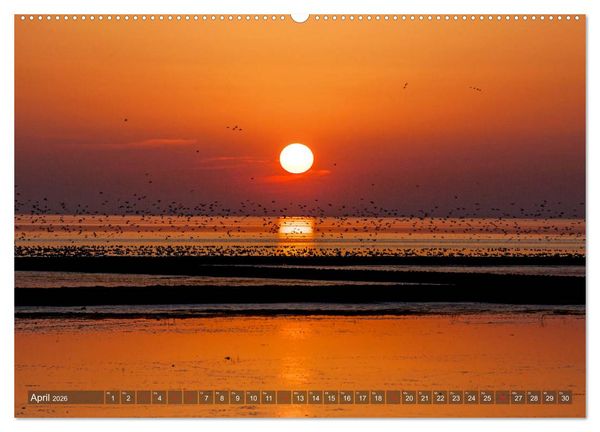 Produktbild: Farbspiele im Licht der Sonne (hochwertiger Premium Wandkalender 2026 DIN A2 quer), Kunstdruck in Hochglanz