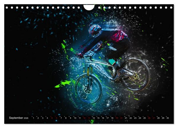 Produktbild: Downhill Explosion (Wandkalender 2026 DIN A4 quer), CALVENDO Monatskalender