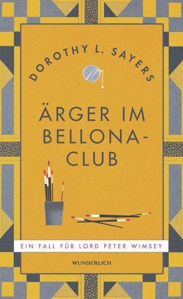 Ärger im Bellona-Club, Gebundene Ausgabe von Dorothy L. Sayers, ROWOHLT Wunderlich, 9783805200745