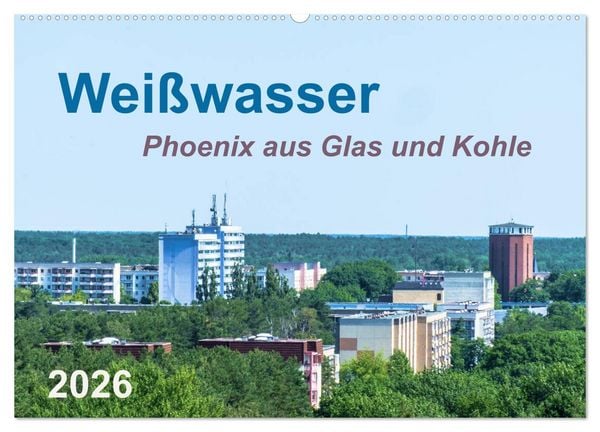 Produktbild: Wei&szlig;wasser - Phoenix aus Glas und Kohle (Wandkalender 2026 DIN A2 quer), CALVENDO Monatskalender