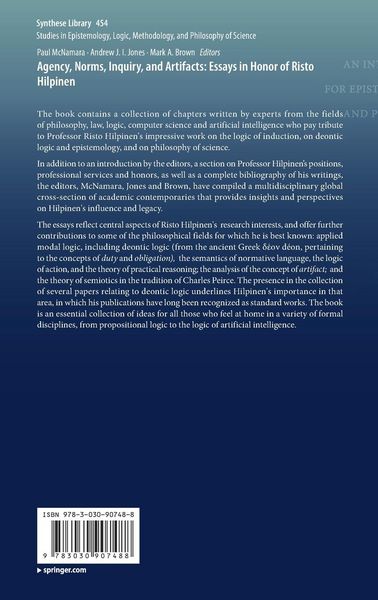 Produktbild: Agency, Norms, Inquiry, and Artifacts: Essays in Honor of Risto Hilpinen