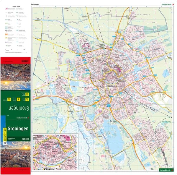 Produktbild: Groningen, Stadtplan 1:20.000, freytag & berndt