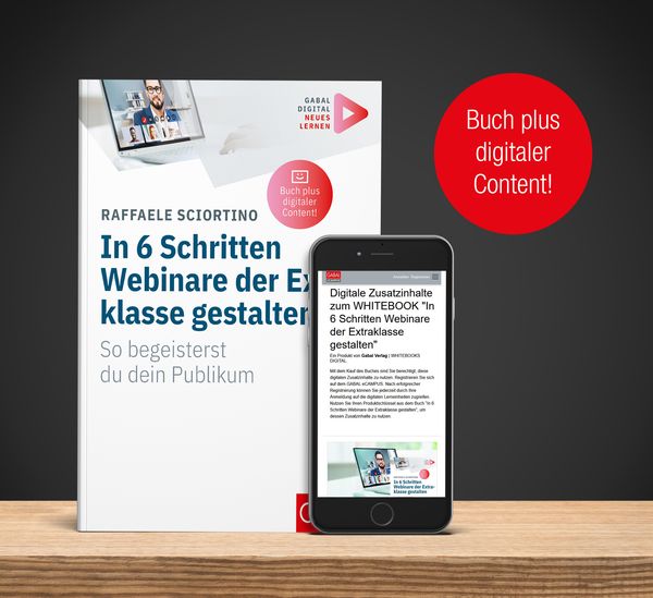 Produktbild: In 6 Schritten Webinare der Extraklasse gestalten