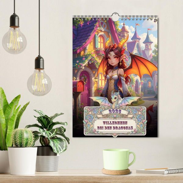 Produktbild: Willkommen bei den Dragonas (Wandkalender 2026 DIN A4 hoch), CALVENDO Monatskalender