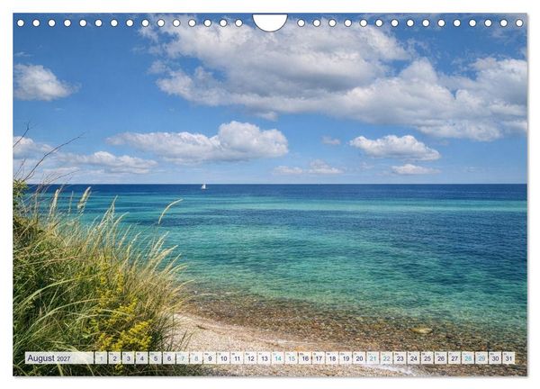 Produktbild: Inseltr&auml;ume R&uuml;gen &ndash; 12 Monate pure Ostsee-Magie (Wandkalender 2027 DIN A4 quer), CALVENDO Monatskalender