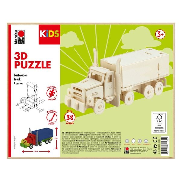 Marabu KiDS 3D Puzzle Lastwagen