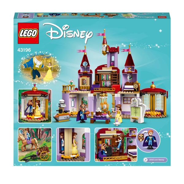 LEGO Disney Princess 43196 Belles Schloss, Schöne und das Biest