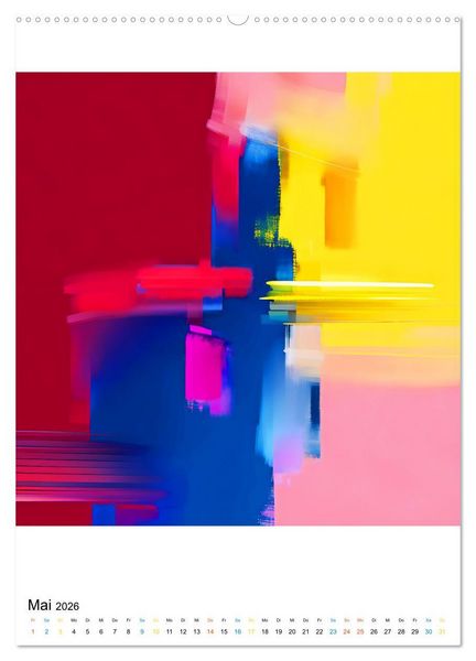 Produktbild: Modern ART Farbkompositionen (Wandkalender 2026 DIN A2 hoch), CALVENDO Monatskalender