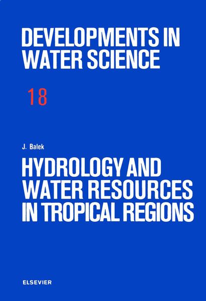 Produktbild: Hydrology and Water Resources in Tropical Regions
