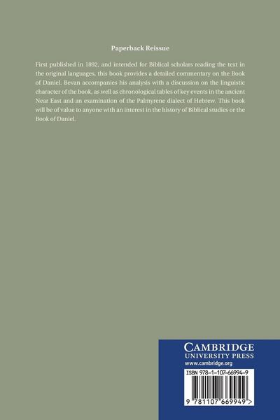 Produktbild: A Short Commentary on the Book of Daniel