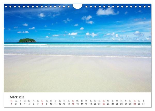 Produktbild: Traumstr&auml;nde in der Karibik (Wandkalender 2026 DIN A4 quer), CALVENDO Monatskalender