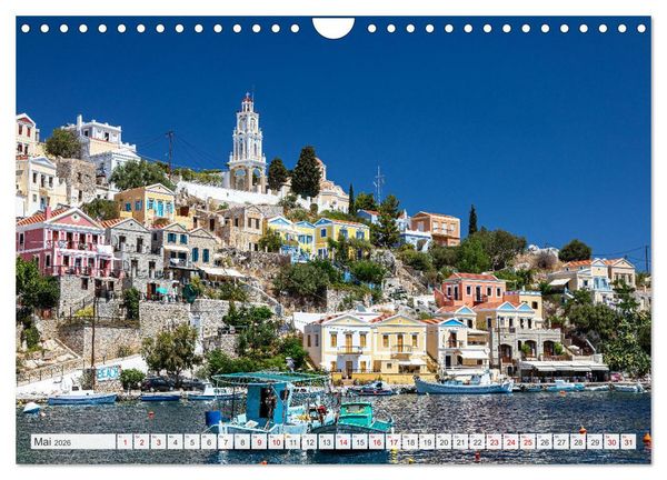 Produktbild: Rhodos und Symi (Wandkalender 2026 DIN A4 quer), CALVENDO Monatskalender