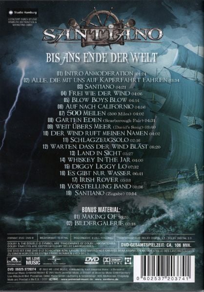 Bis ans Ende der Welt - Live