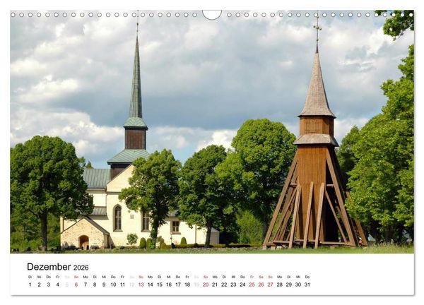 Produktbild: Wundervolles Schweden 2026 (Wandkalender 2026 DIN A3 quer), CALVENDO Monatskalender
