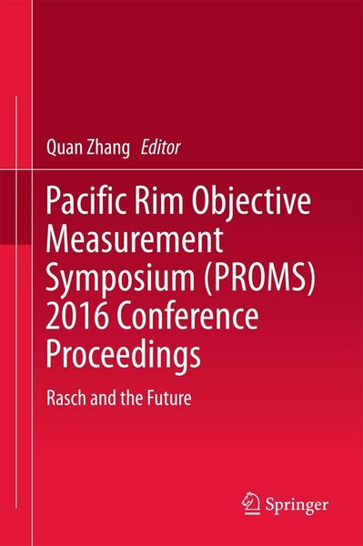 Produktbild: Pacific Rim Objective Measurement Symposium (PROMS) 2016 Conference Proceedings
