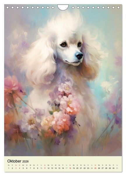 Produktbild: Kleine Hunde. Entz&uuml;ckend, lieblich, duftig (Wandkalender 2026 DIN A4 hoch), CALVENDO Monatskalender