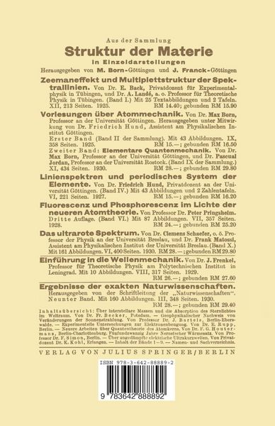 Produktbild: Der Smekal-Raman-Effekt
