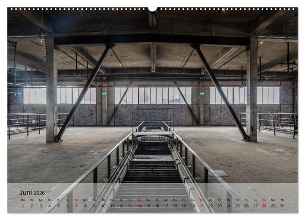 Produktbild: Zeche und Kokerei Zollverein Essen: Industrie-Architektur (Wandkalender 2026 DIN A2 quer), CALVENDO Monatskalender