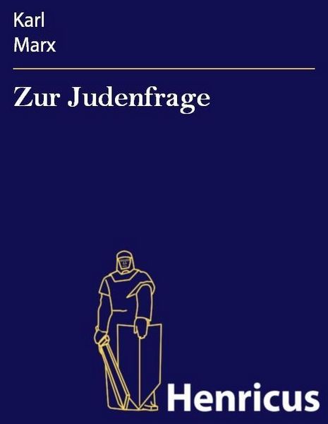 Produktbild: Zur Judenfrage