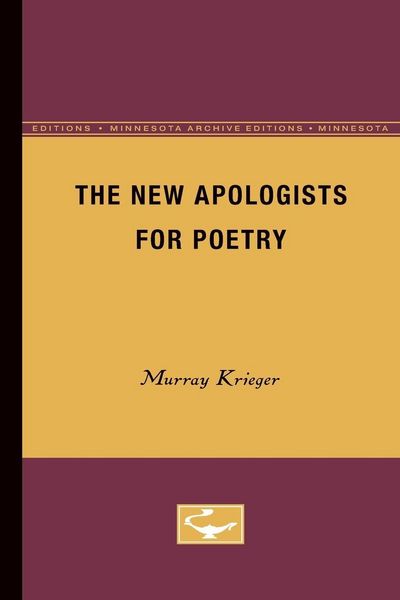 Produktbild: The New Apologists for Poetry