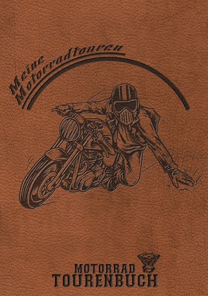 Produktbild: Motorrad Tourenbuch - Meine Motorradtouren
