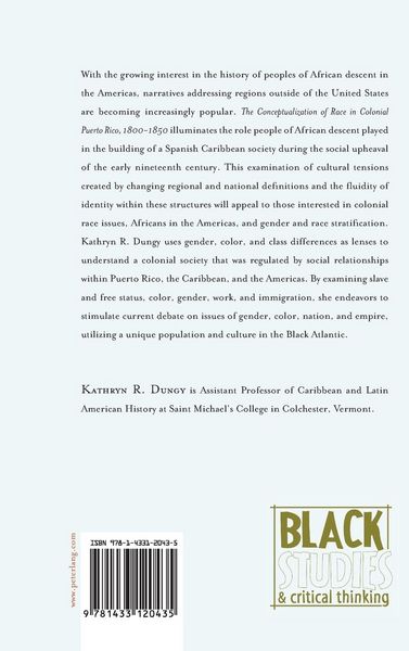 Produktbild: The Conceptualization of Race in Colonial Puerto Rico, 1800&ndash;1850