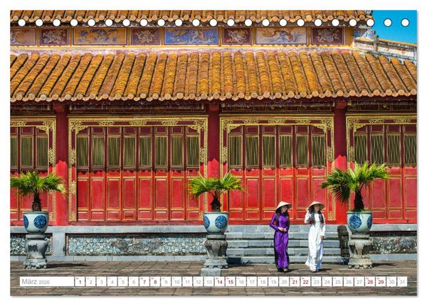 Produktbild: Asien - Kontinent der Farben (Tischkalender 2026 DIN A5 quer), CALVENDO Monatskalender