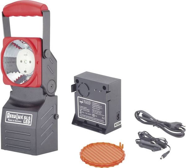 Produktbild: AccuLux LED Arbeitsleuchte, Akku-Handscheinwerfer SL 5 LED Set 170lm 456441