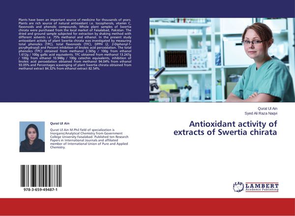 Produktbild: Antioxidant activity of extracts of Swertia chirata