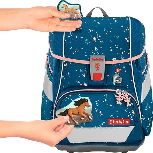 Produktbild: 2IN1 PLUS Schulranzen-Set Wild Horse Ronja, 6-teilig