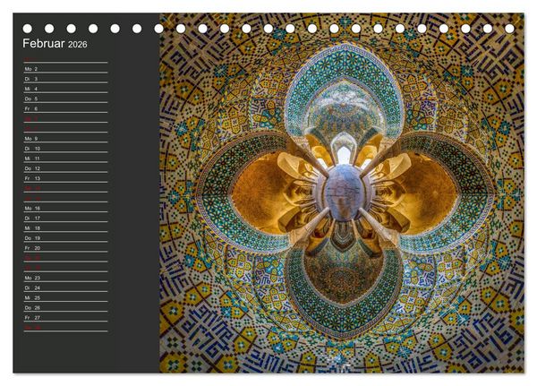 Produktbild: Orientalische Architektur - Verzaubernd (Tischkalender 2026 DIN A5 quer), CALVENDO Monatskalender