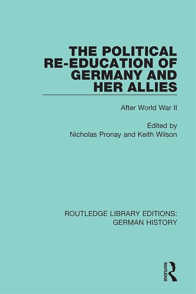 Produktbild: The Political Re-Education of Germany and her Allies