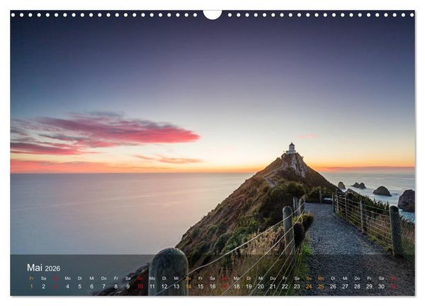 Produktbild: Neuseeland - Traumhafte Landschaften am anderen Ende der Welt (Wandkalender 2026 DIN A3 quer), CALVENDO Monatskalender