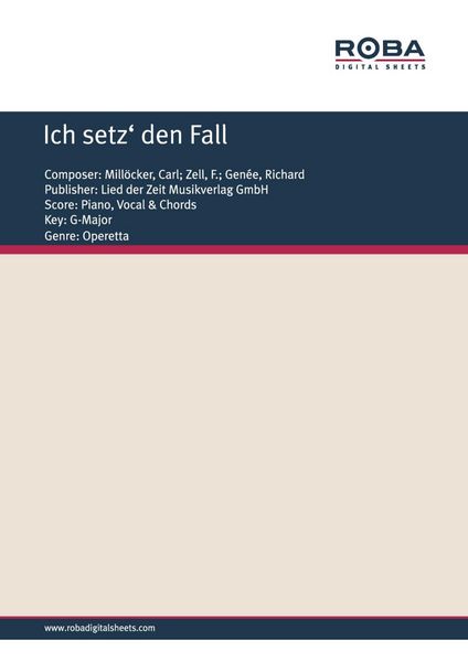 Produktbild: Ich setz' den Fall