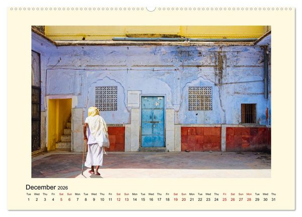 Produktbild: Great impressions of INDIA featuring awesome pictures (Wall Calendar 2026 DIN A2 landscape), CALVENDO 12 Month Wall Calendar