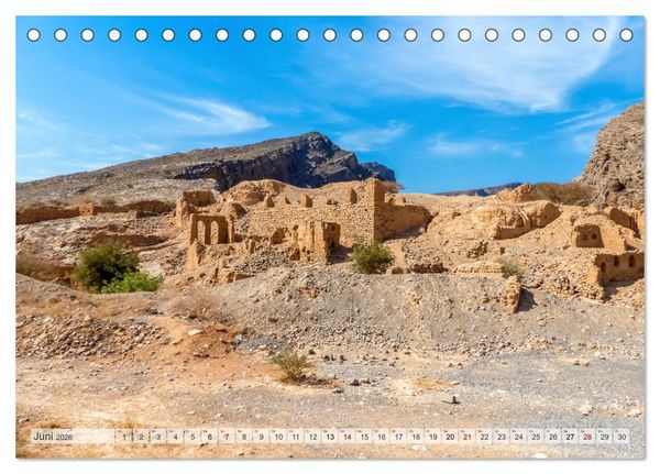 Produktbild: Oman - Historische Perle des Orients (Tischkalender 2026 DIN A5 quer), CALVENDO Monatskalender