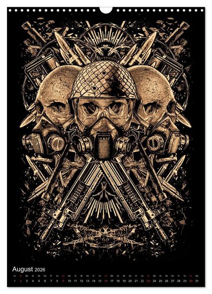 Produktbild: BLOODBOY/WAR ILLUSTRATION (Wandkalender 2026 DIN A3 hoch), CALVENDO Monatskalender